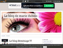 Tablet Screenshot of mariedubois.over-blog.com