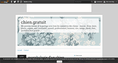 Desktop Screenshot of chien.gratuit.over-blog.com