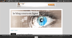 Desktop Screenshot of cours.en.ligne.over-blog.com