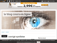 Tablet Screenshot of cours.en.ligne.over-blog.com