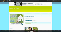 Desktop Screenshot of cahiers2sciences.over-blog.com