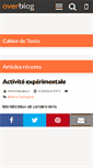 Mobile Screenshot of cahiers2sciences.over-blog.com
