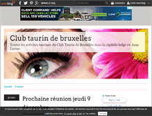 Tablet Screenshot of clubtaurindebruxelles.over-blog.com