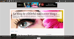 Desktop Screenshot of c0l0rful-nails.over-blog.com