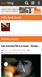 Mobile Screenshot of melancolie-nostalgie.over-blog.fr