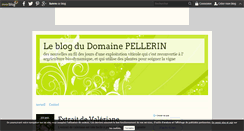 Desktop Screenshot of domainepellerin.over-blog.com