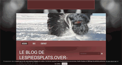 Desktop Screenshot of lespiedsplats.over-blog.fr