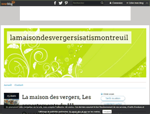 Tablet Screenshot of lamaisondesvergersisatismontreuil.over-blog.com