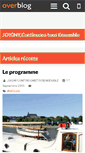 Mobile Screenshot of joignycontinuonstousensemble.over-blog.fr