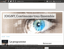 Tablet Screenshot of joignycontinuonstousensemble.over-blog.fr