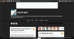Desktop Screenshot of estivart.over-blog.fr