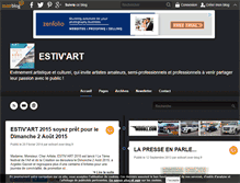 Tablet Screenshot of estivart.over-blog.fr