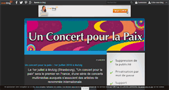 Desktop Screenshot of concertpourlapaix.over-blog.com