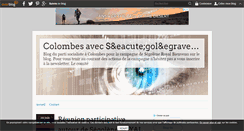 Desktop Screenshot of colombesavecsegolene.over-blog.com