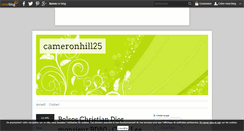 Desktop Screenshot of cameronhill25.over-blog.com
