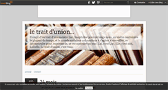 Desktop Screenshot of letraitdunion.over-blog.fr