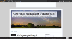 Desktop Screenshot of fensterblick.over-blog.com