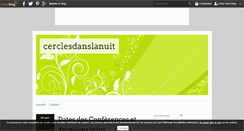 Desktop Screenshot of cerclesdanslanuit.over-blog.fr