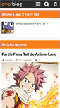 Mobile Screenshot of anime-land-manga-fairy-tail.over-blog.fr