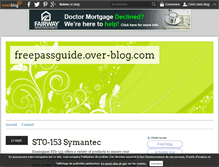Tablet Screenshot of freepassguide.over-blog.com