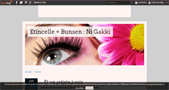 Desktop Screenshot of etincelle-bunsen.over-blog.fr