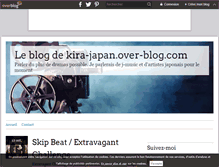 Tablet Screenshot of kira-japan.over-blog.com