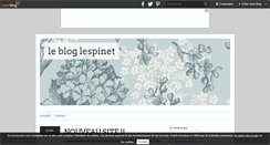 Desktop Screenshot of lespinet.over-blog.com