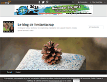 Tablet Screenshot of linstantscrap.over-blog.com