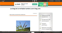 Desktop Screenshot of la-veritable-lumiere.over-blog.com