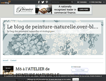 Tablet Screenshot of peinture-naturelle.over-blog.com