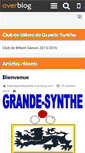 Mobile Screenshot of billardgrandesynthe.over-blog.com