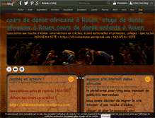 Tablet Screenshot of danse.africaine.over-blog.com