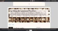 Desktop Screenshot of licenceprodoc-rennes.over-blog.com