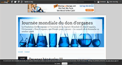 Desktop Screenshot of journeemondialedudondorganes.over-blog.com