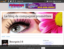 Tablet Screenshot of compagniepromethee.over-blog.com