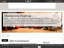 Tablet Screenshot of madiperro-festival.over-blog.es