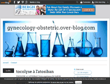 Tablet Screenshot of gynecology-obstetric.over-blog.com