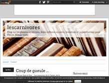 Tablet Screenshot of lescarnivores.over-blog.com
