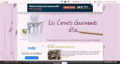 Desktop Screenshot of lescarnetsgourmandsdisa.over-blog.com