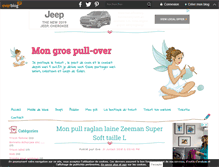 Tablet Screenshot of monpull-over.over-blog.fr