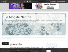 Tablet Screenshot of nadineb.over-blog.com