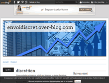 Tablet Screenshot of envoidiscret.over-blog.com