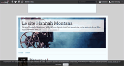 Desktop Screenshot of hannahmontana.over-blog.fr