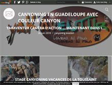 Tablet Screenshot of canyoning-guadeloupe.over-blog.com