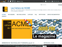 Tablet Screenshot of cahiersacme.over-blog.com