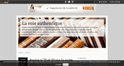 Desktop Screenshot of lavoieauthentique.over-blog.com