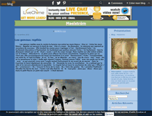 Tablet Screenshot of melancholia.over-blog.fr