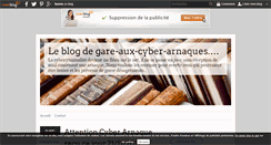 Desktop Screenshot of gare-aux-cyber-arnaques.over-blog.com