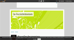 Desktop Screenshot of la-luciolemazan.over-blog.com