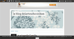 Desktop Screenshot of delartouducochon.over-blog.com